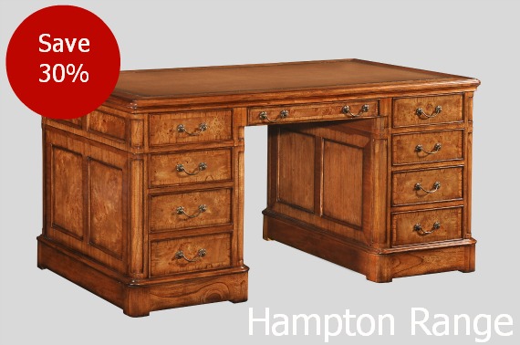 Hampton Pedestal Desk