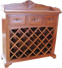 3 Drawer Wine Rack