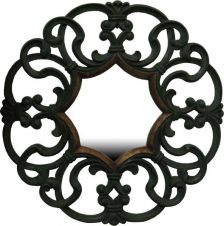 Round Carved Mirror 1