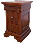 Mahogany Sleigh Bed Low Footboard