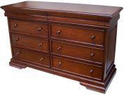 Louis Philippe Sleigh Style Dressing Table with Folding Mirror and Stool