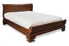 Mahogany Sleigh Bed Low Footboard - £100 OFF USUAL PRICE