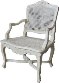 French Arm Chair with Rattan CHR003