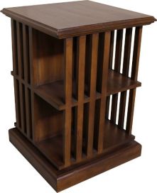 Solid Mahogany Rotating Bookcase BCS021