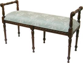 Victorian Stool with upholstered seat STL009UP
