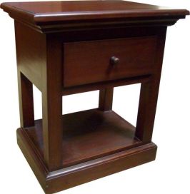 Corniche 1 Drawer Lamp Table