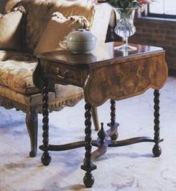 William and Mary Pembroke Walnut Table
