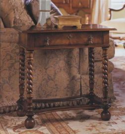 William and Mary Single drawer Walnut Lowboy