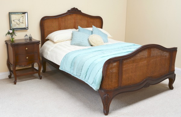 Elegance French Rattan Bed Frame B005
