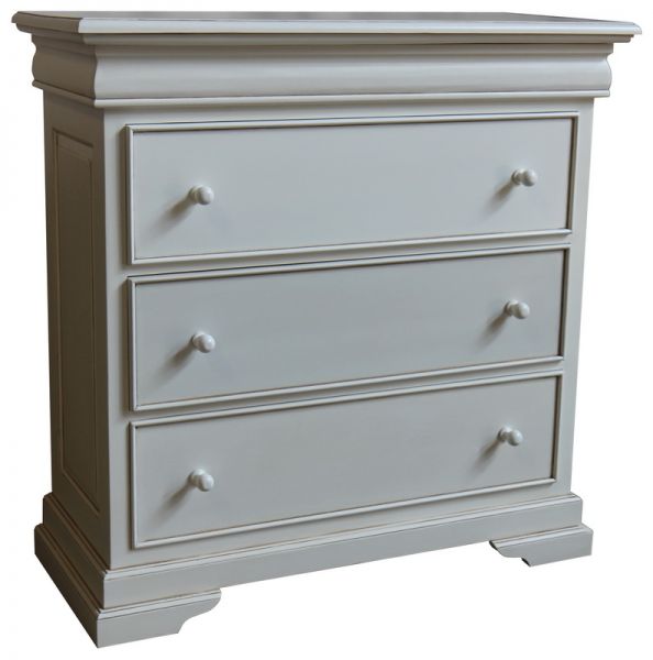 French Louis Philippe Sleigh Style 3-4 Drawer, Chest of Drawers CHT074P