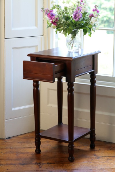 Mahogany Lamp Table with drawer T027