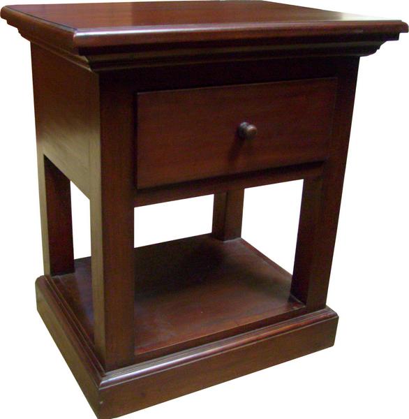 Corniche One Drawer Lamp/Side Table