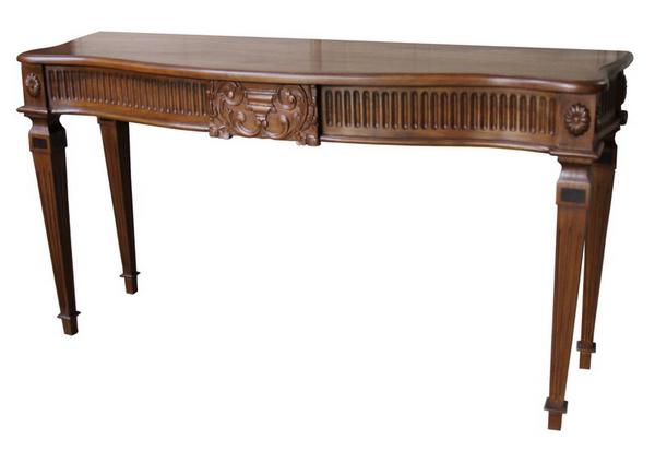 Carved Adam Console Table T026