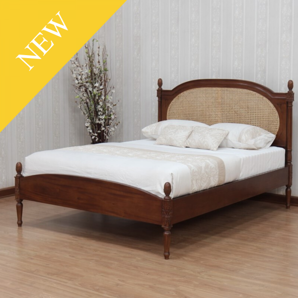 Josephine French Rattan Bed Frame B117