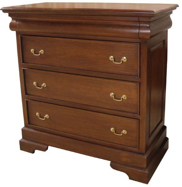 French Sleigh Chest of Drawers (3-4 drawers) CHT001