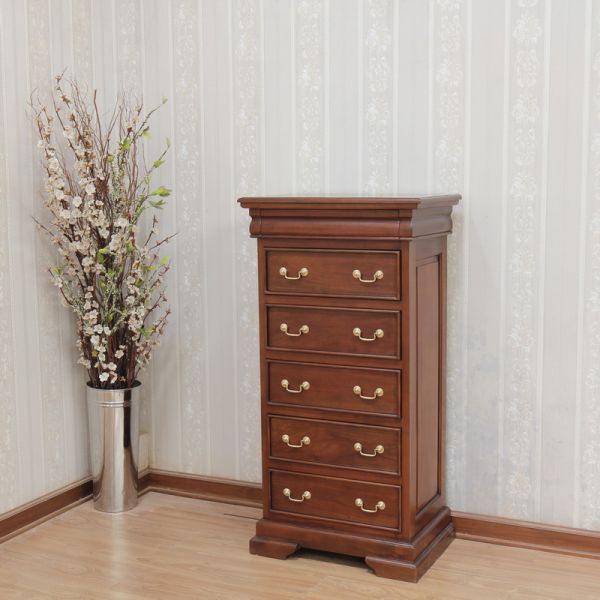 French Sleigh Chest of Drawers (5-6 Drawers) CHT003