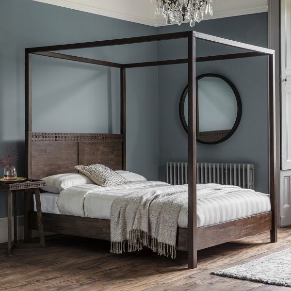 Hedonist (Brown) Four Poster Bed