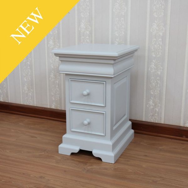 Light Grey French Louis Philippe Bedside BS040LG
