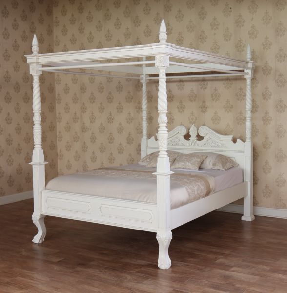 Mahogany Four Poster Canopy Bed B021P
