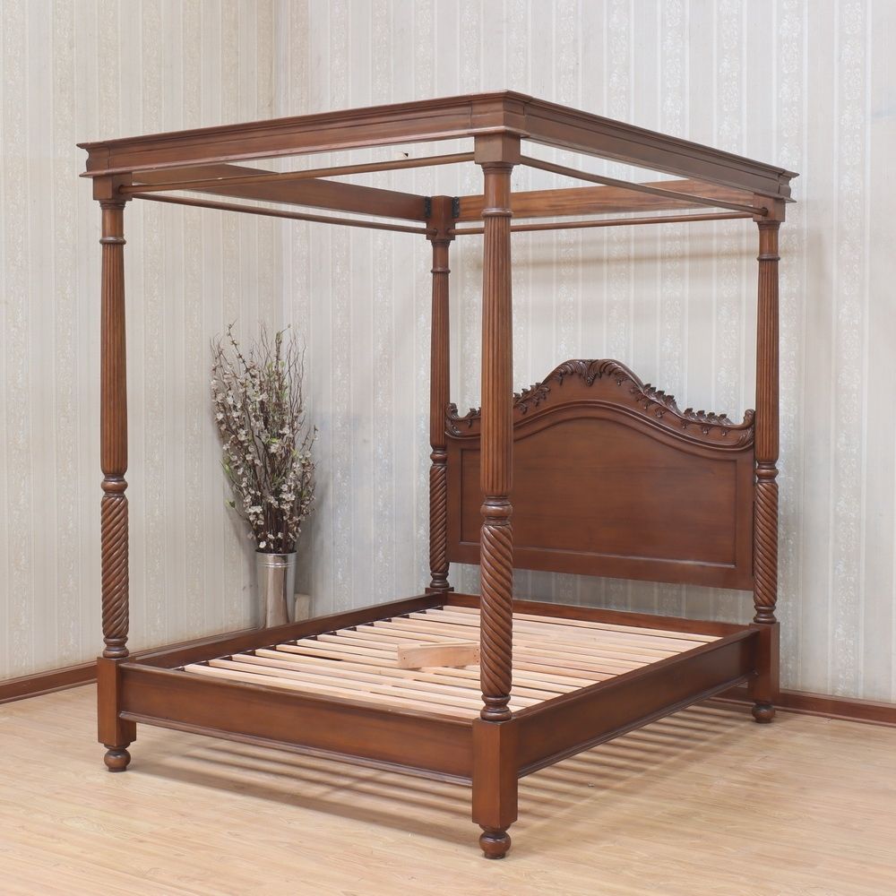 Reid classic mahogany clearance canopy bed