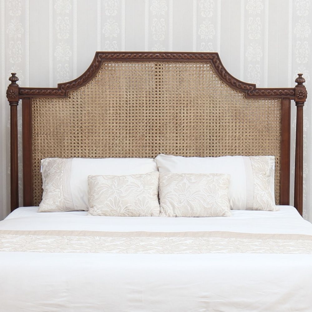 French cane clearance headboard full