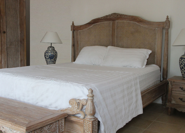 Chateauneuf rustic discount rattan bed