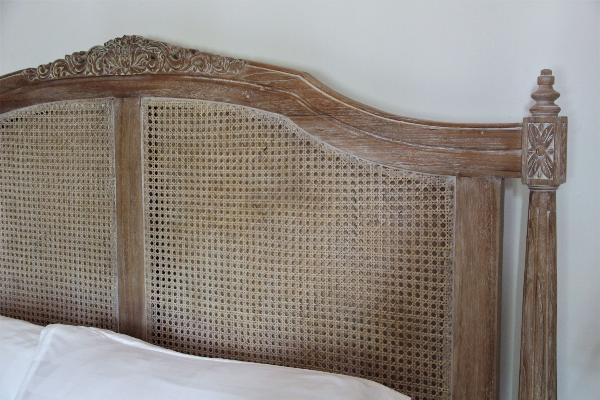 Chateauneuf rustic discount rattan bed