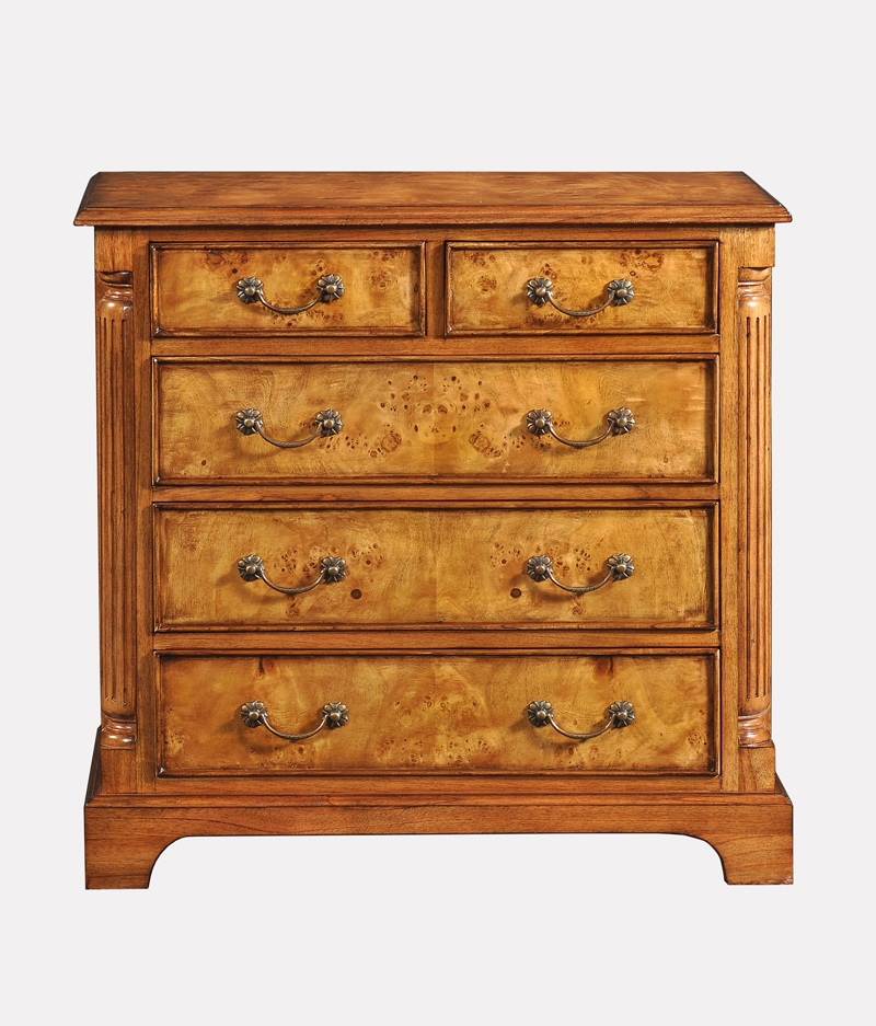 Hampton Walnut Chest of Drawers