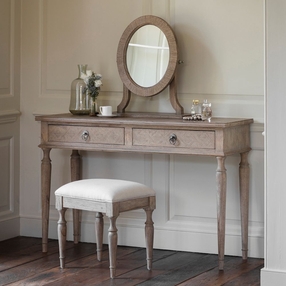 Two drawer best sale dressing table