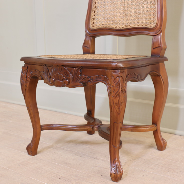 French Rattan Side Chair