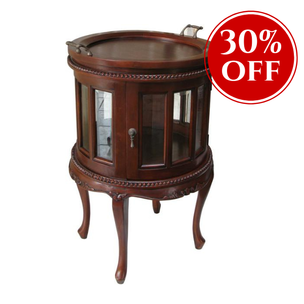 Round Mahogany Tea Table