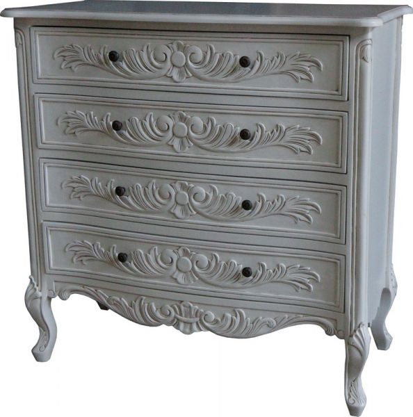 French Rococo 4 Drawer Chest CHT103P