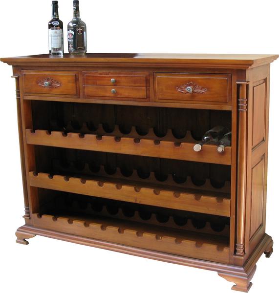 4 Drawer Wine Rack RCK017