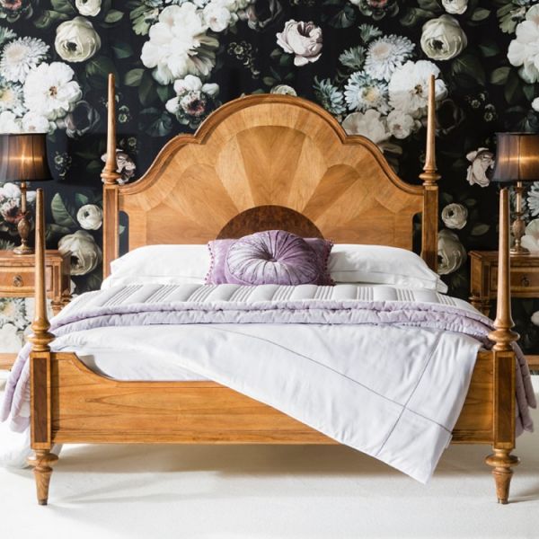 Spire Four Poster Walnut Bed BF150