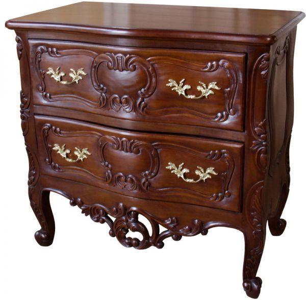 French Rococo Chest of Drawers (2 drawers)