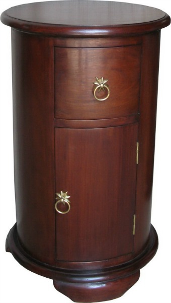 Mahogany Drum Chest/Cupboard