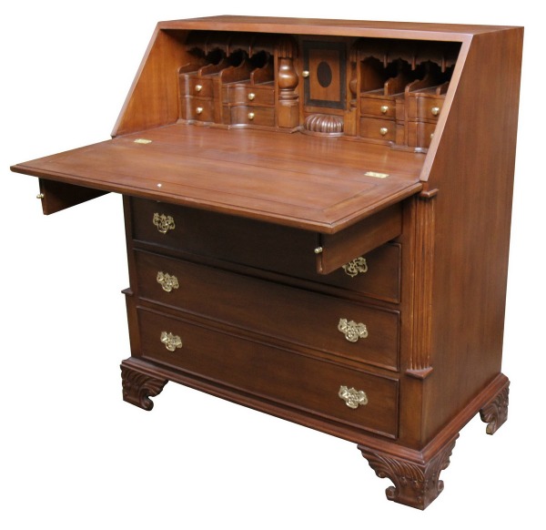 Large Solid Mahogany Bureau DSK021