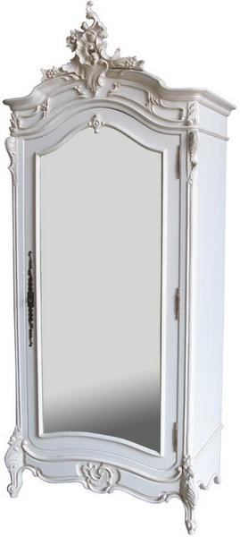 French Rococo Mirrored Armoire ARM021P
