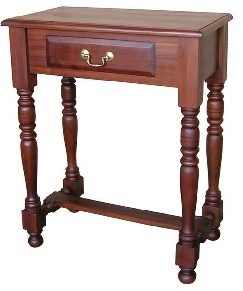 Mahogany 1 Drawer Hall Table T020