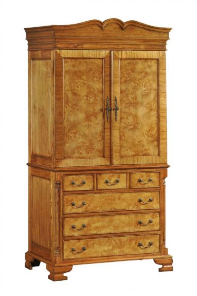 Hampton Walnut Linen Press HW048