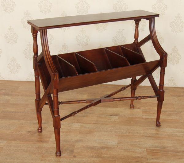 Traditional Style Mahogany Book Trough RCK014 