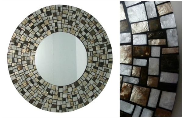 Sunray Seashell Wall Mirror 