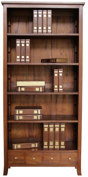 Solid Mahogany Orchard Bookcase BCS018