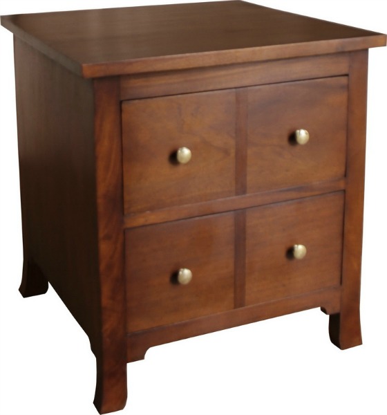 Orchard Two Drawer Lamp Box Side Table OCS030