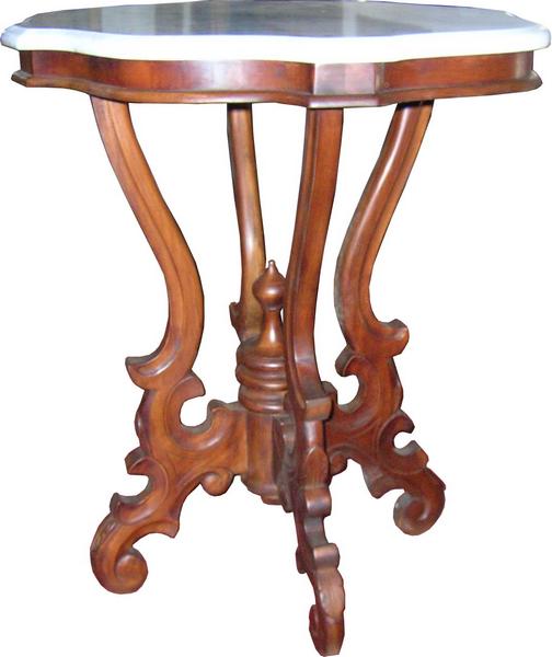 CLEARANCE- Victorian Marble Topped Side Table T018