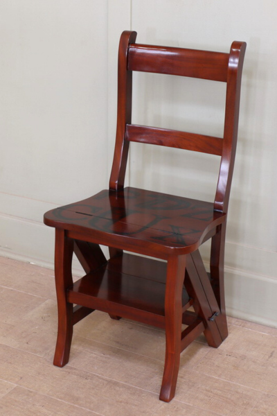 Americana Folding Library Step Chair