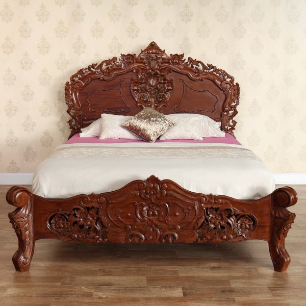 French Rococo Bed (Wax)