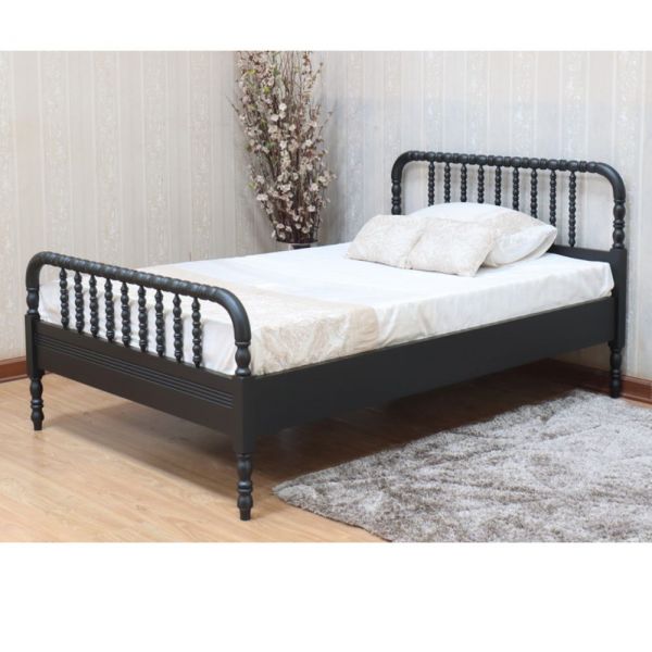 Bobbin Mahogany Painted Bed Frame