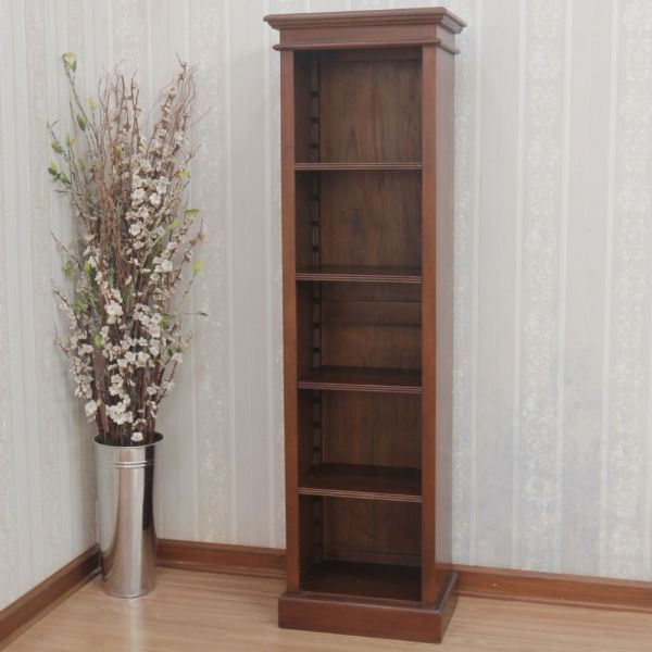 Tall Narrow Simple Bookcase BCS048