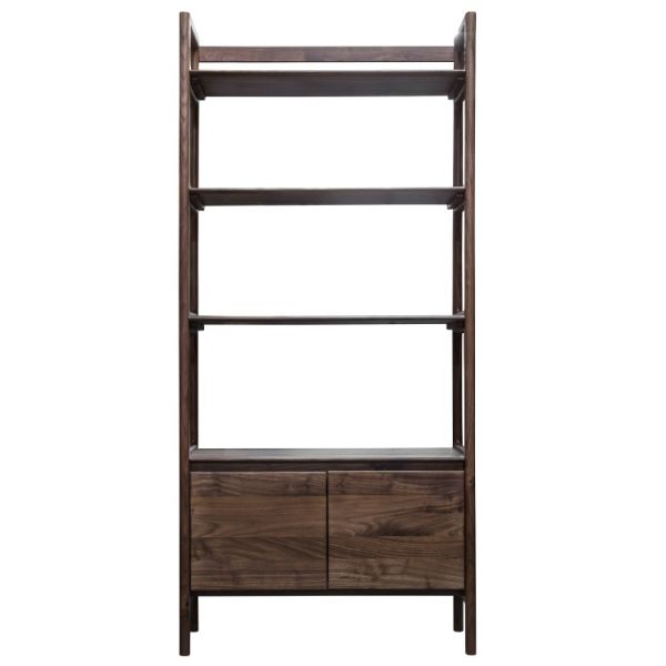Madrid Walnut Open Display Unit |Bookcase